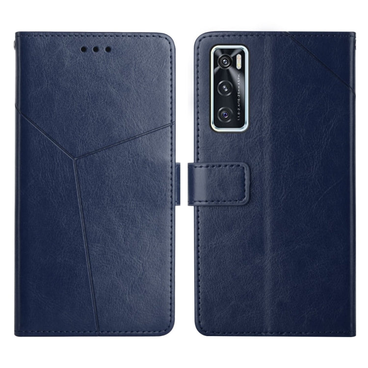 For vivo V20 SE / Y70 Y Stitching Horizontal Flip Leather Phone Case