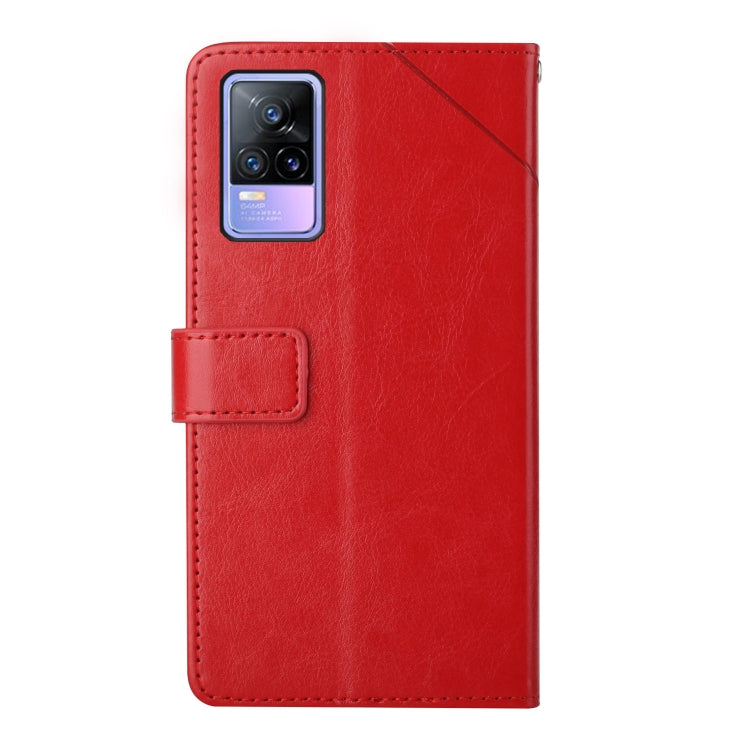 For vivo V21e / Y73 2021 Y Stitching Horizontal Flip Leather Phone Case