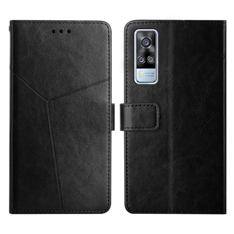 For vivo Y51 2020 Y Stitching Horizontal Flip Leather Phone Case