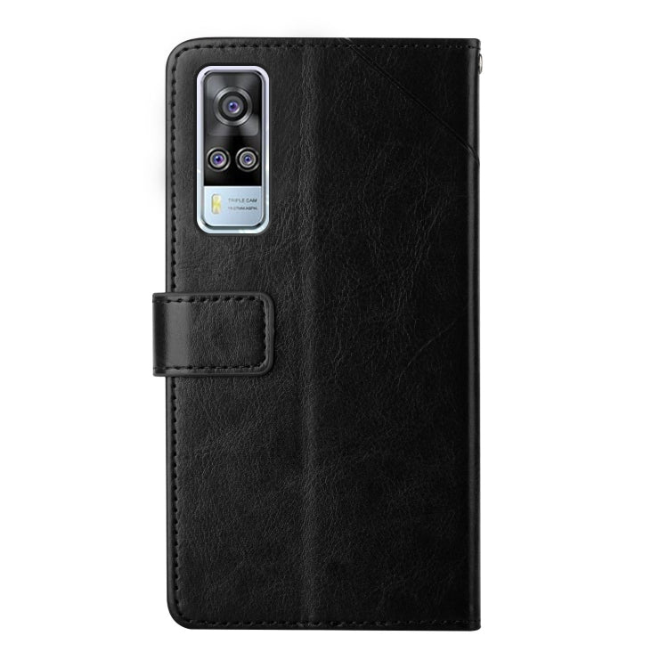 For vivo Y51 2020 Y Stitching Horizontal Flip Leather Phone Case