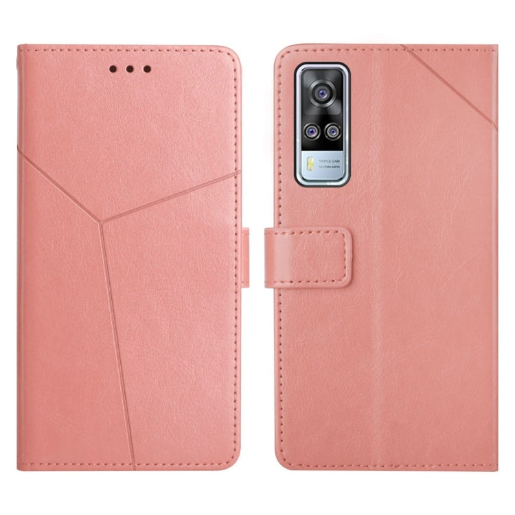 For vivo Y51 2020 Y Stitching Horizontal Flip Leather Phone Case