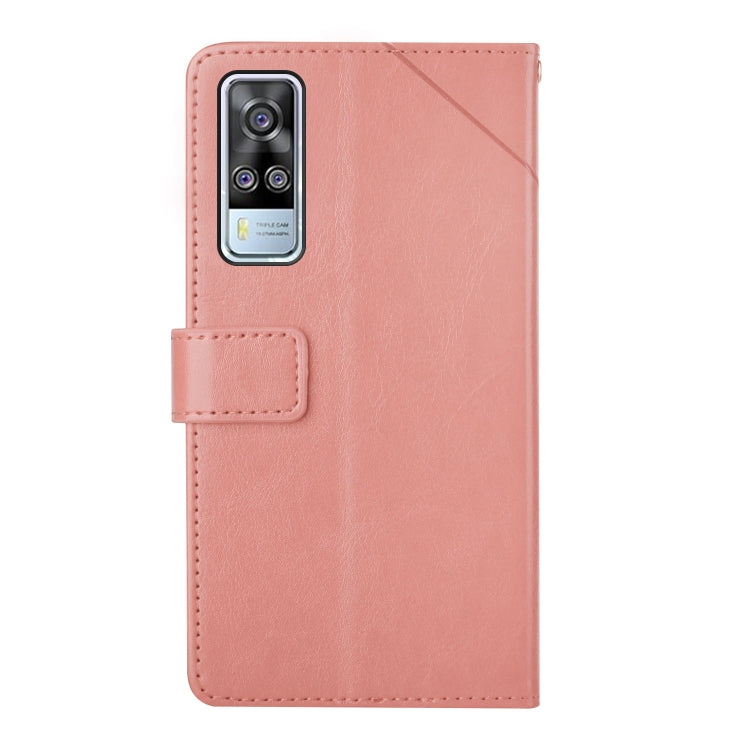 For vivo Y51 2020 Y Stitching Horizontal Flip Leather Phone Case
