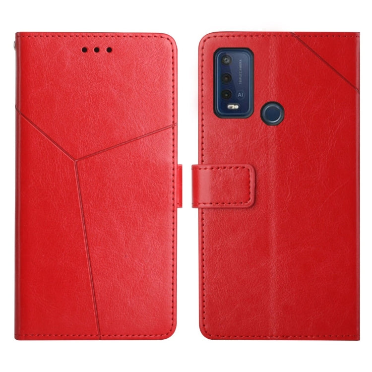 For Wiko Power U30 Y Stitching Horizontal Flip Leather Phone Case
