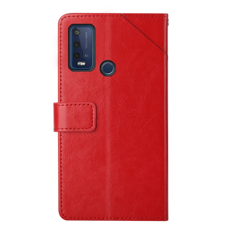 For Wiko Power U30 Y Stitching Horizontal Flip Leather Phone Case