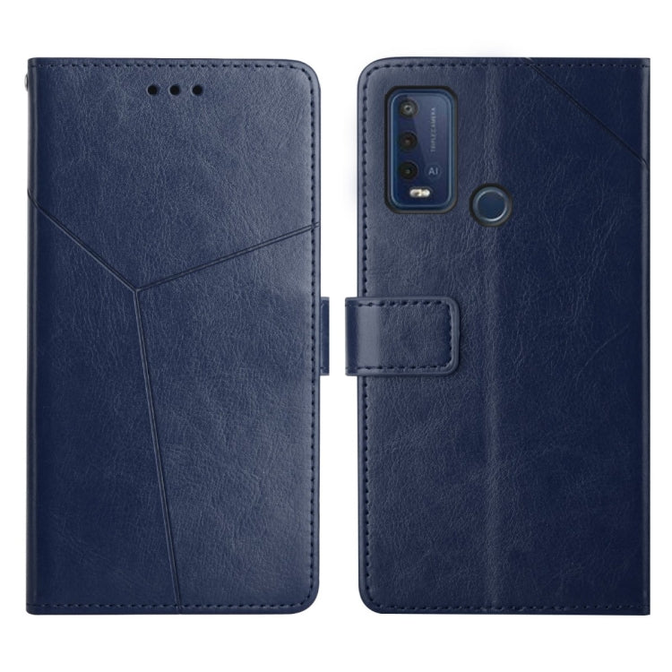 For Wiko Power U30 Y Stitching Horizontal Flip Leather Phone Case