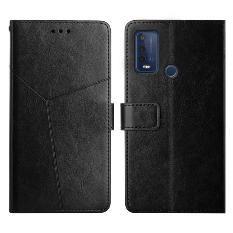 For Wiko Power U30 Y Stitching Horizontal Flip Leather Phone Case