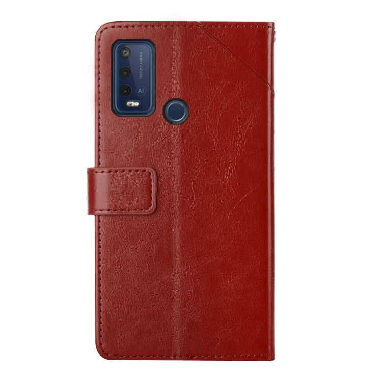 For Wiko Power U30 Y Stitching Horizontal Flip Leather Phone Case
