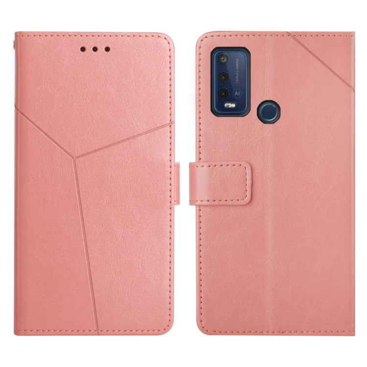 For Wiko Power U30 Y Stitching Horizontal Flip Leather Phone Case