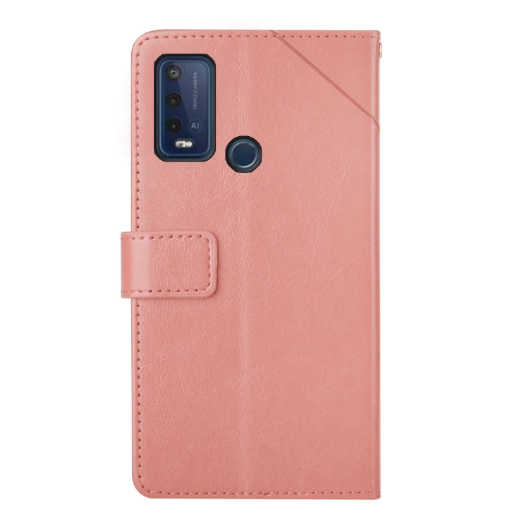 For Wiko Power U30 Y Stitching Horizontal Flip Leather Phone Case