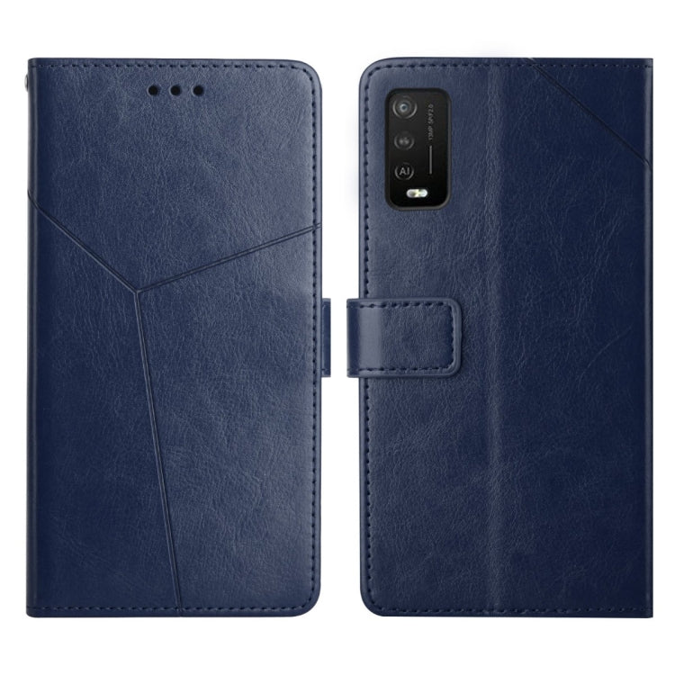 For Wiko Power U10 / U20 Y Stitching Horizontal Flip Leather Phone Case