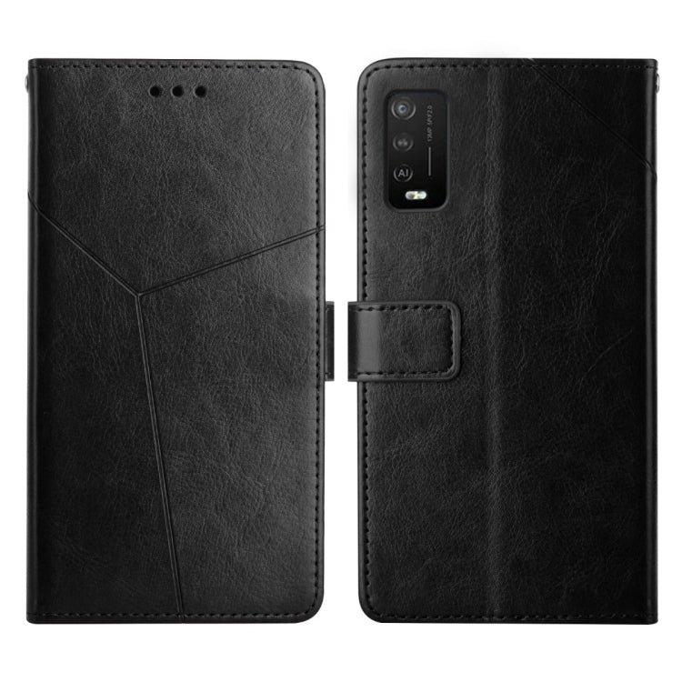 For Wiko Power U10 / U20 Y Stitching Horizontal Flip Leather Phone Case