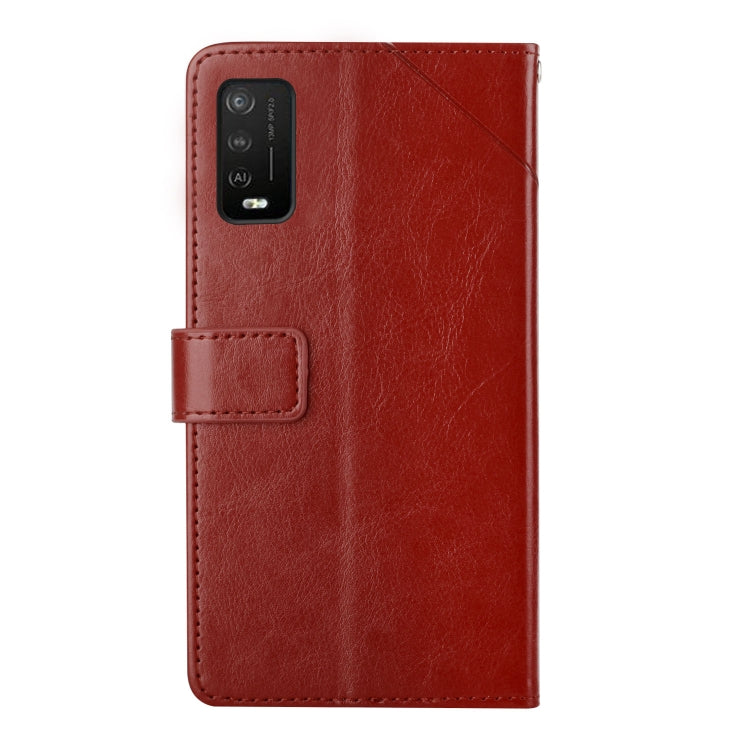 For Wiko Power U10 / U20 Y Stitching Horizontal Flip Leather Phone Case