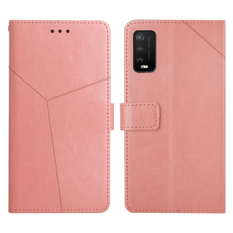 For Wiko Power U10 / U20 Y Stitching Horizontal Flip Leather Phone Case