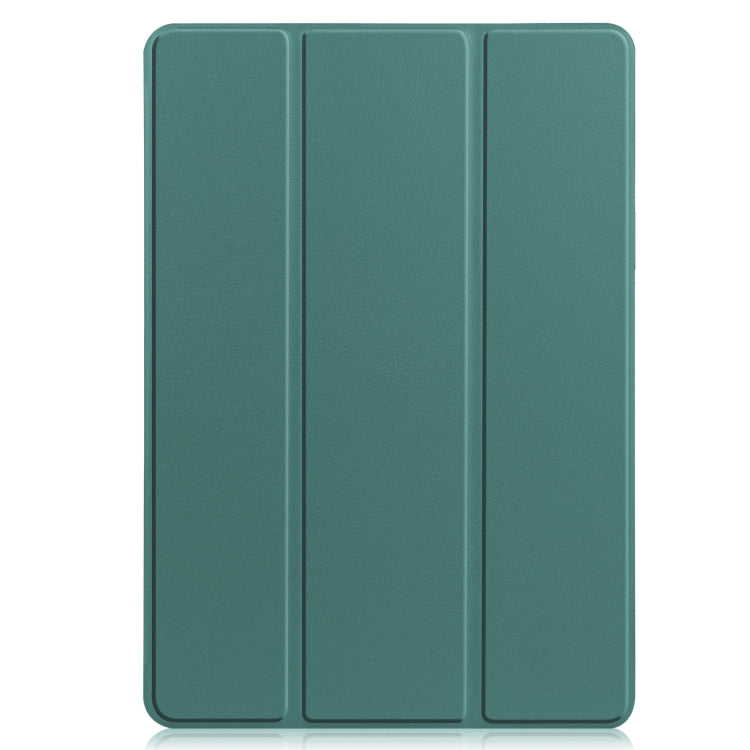 For Samsung Galaxy Tab S8 Three-folding Holder TPU Smart Leather Tablet Case