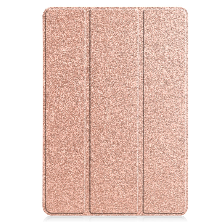 For Samsung Galaxy Tab S8 Three-folding Holder TPU Smart Leather Tablet Case