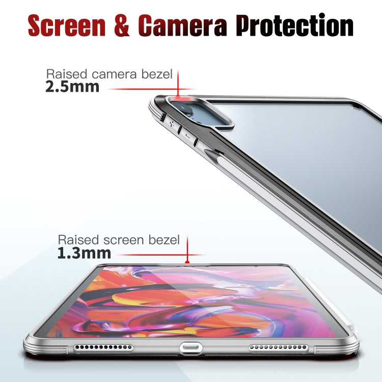Metal Frame PC TPU Tablet Case For iPad Air 2020 / 2022 10.9