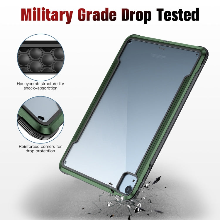 Metal Frame PC TPU Tablet Case For iPad Air 2020 / 2022 10.9