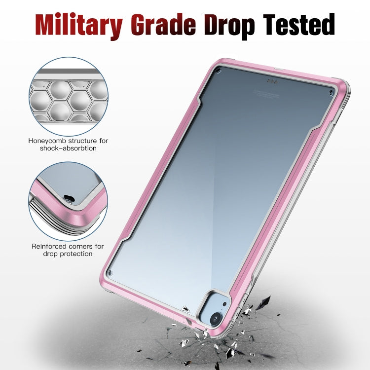 Metal Frame PC TPU Tablet Case For iPad Air 2020 / 2022 10.9