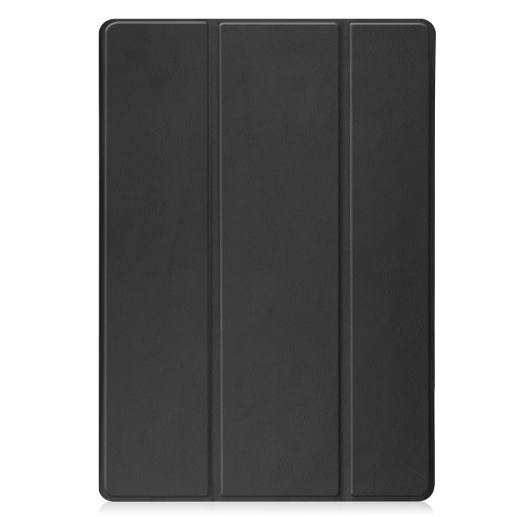 For Samsung Galaxy Tab S8+ Three-folding Holder TPU Smart Leather Tablet Case