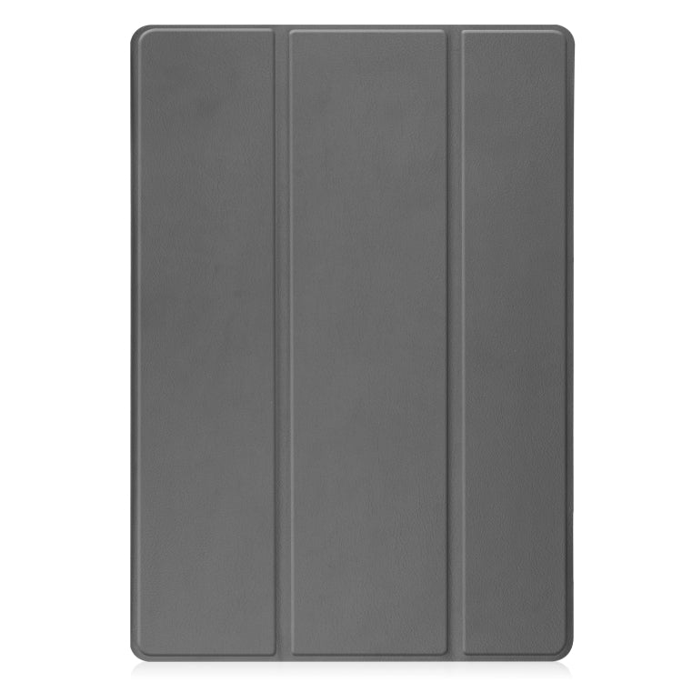 For Samsung Galaxy Tab S8+ Three-folding Holder TPU Smart Leather Tablet Case
