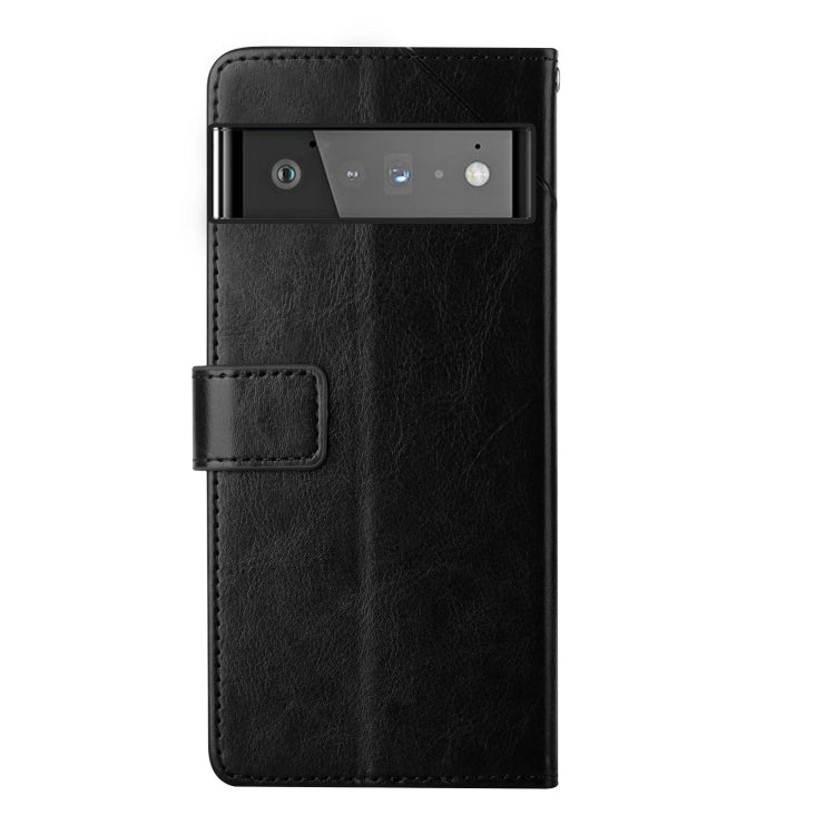 For Google Pixel 6 Y Stitching Horizontal Flip Leather Phone Case