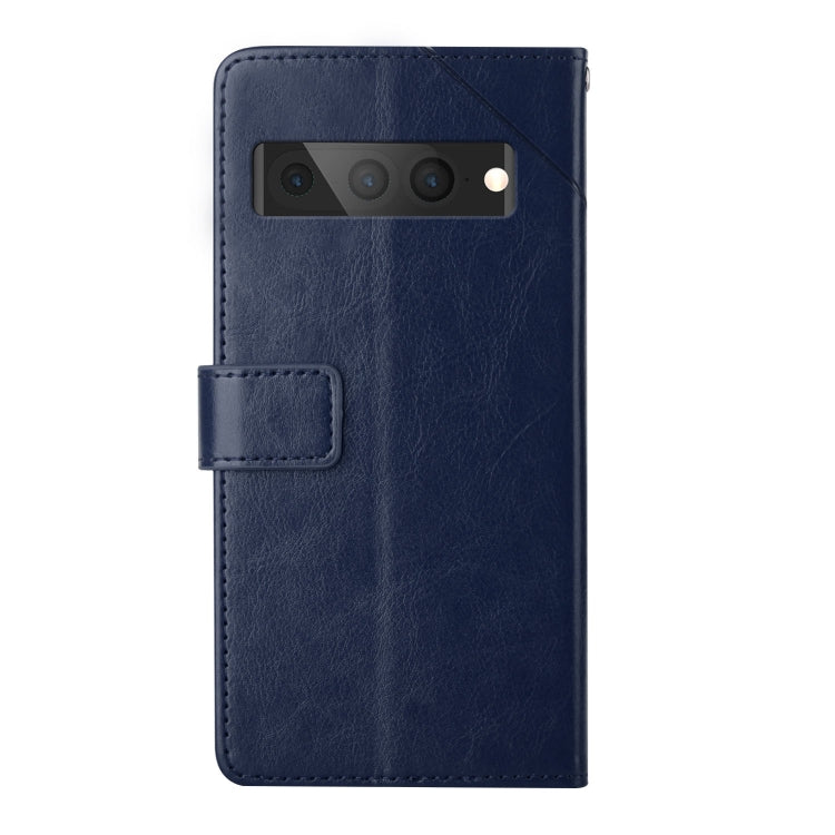 For Google Pixel 7 Pro Y Stitching Horizontal Flip Leather Phone Case