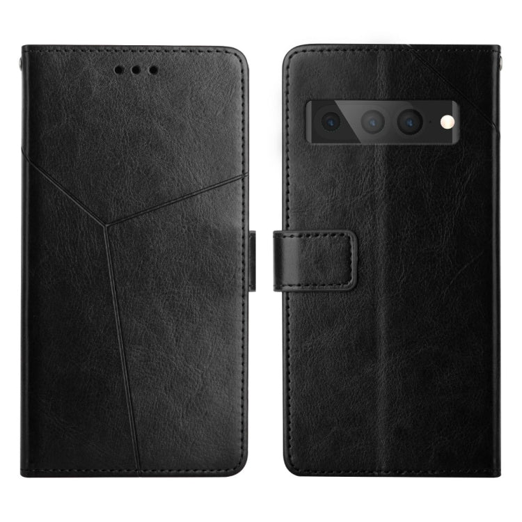 For Google Pixel 7 Pro Y Stitching Horizontal Flip Leather Phone Case
