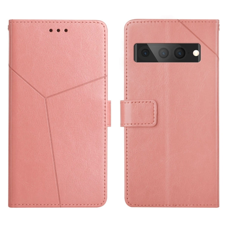 For Google Pixel 7 Pro Y Stitching Horizontal Flip Leather Phone Case