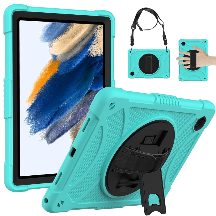 For Samsung Galaxy Tab A8 10.5 2021 Rotary Grab Silicone + PC Tablet Case