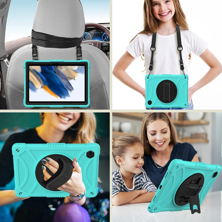 For Samsung Galaxy Tab A8 10.5 2021 Rotary Grab Silicone + PC Tablet Case