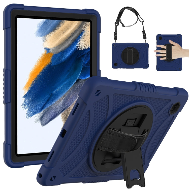 For Samsung Galaxy Tab A8 10.5 2021 Rotary Grab Silicone + PC Tablet Case