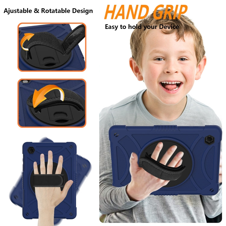 For Samsung Galaxy Tab A8 10.5 2021 Rotary Grab Silicone + PC Tablet Case