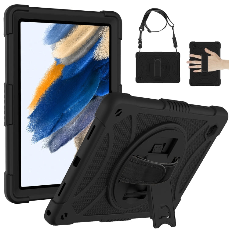 For Samsung Galaxy Tab A8 10.5 2021 Rotary Grab Silicone + PC Tablet Case
