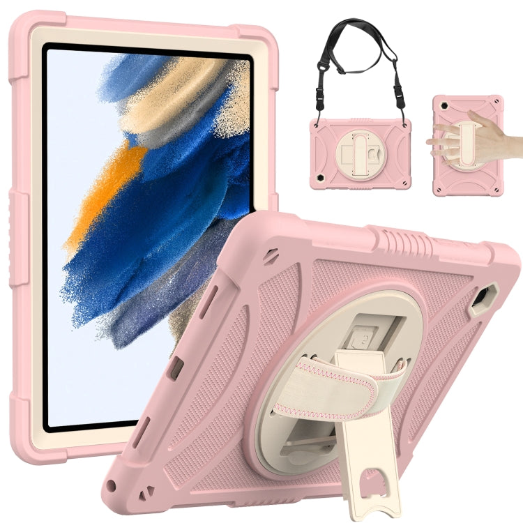 For Samsung Galaxy Tab A8 10.5 2021 Rotary Grab Silicone + PC Tablet Case