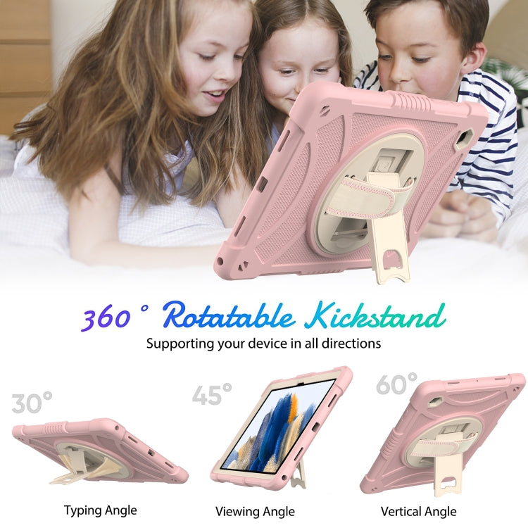 For Samsung Galaxy Tab A8 10.5 2021 Rotary Grab Silicone + PC Tablet Case