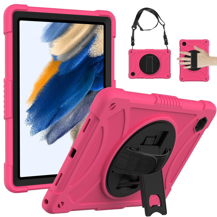 For Samsung Galaxy Tab A8 10.5 2021 Rotary Grab Silicone + PC Tablet Case