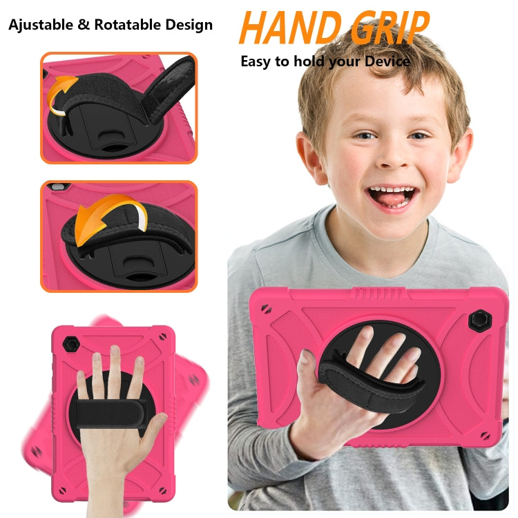For Samsung Galaxy Tab A8 10.5 2021 Rotary Grab Silicone + PC Tablet Case