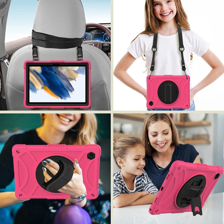 For Samsung Galaxy Tab A8 10.5 2021 Rotary Grab Silicone + PC Tablet Case