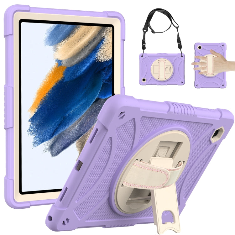 For Samsung Galaxy Tab A8 10.5 2021 Rotary Grab Silicone + PC Tablet Case