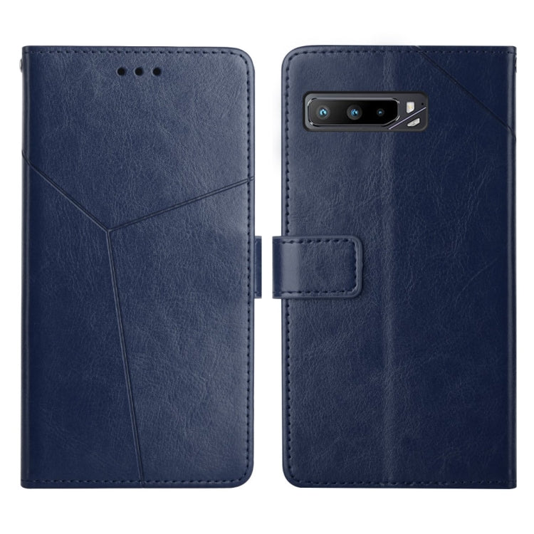 For Asus ROG Phone 3 Y Stitching Horizontal Flip Leather Phone Case