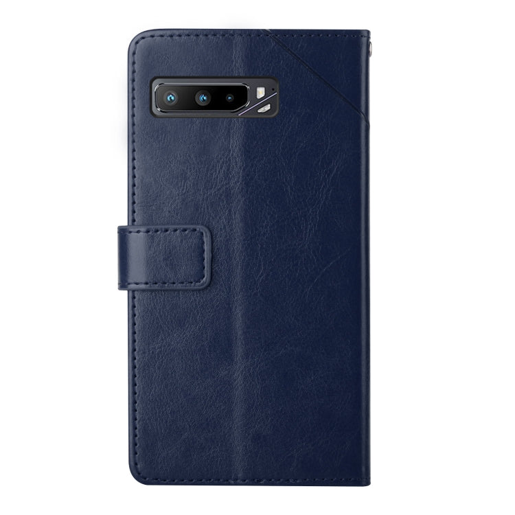For Asus ROG Phone 3 Y Stitching Horizontal Flip Leather Phone Case