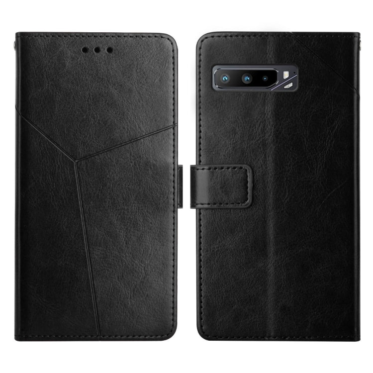 For Asus ROG Phone 3 Y Stitching Horizontal Flip Leather Phone Case