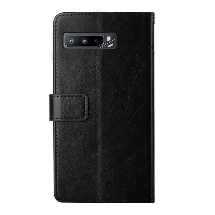 For Asus ROG Phone 3 Y Stitching Horizontal Flip Leather Phone Case