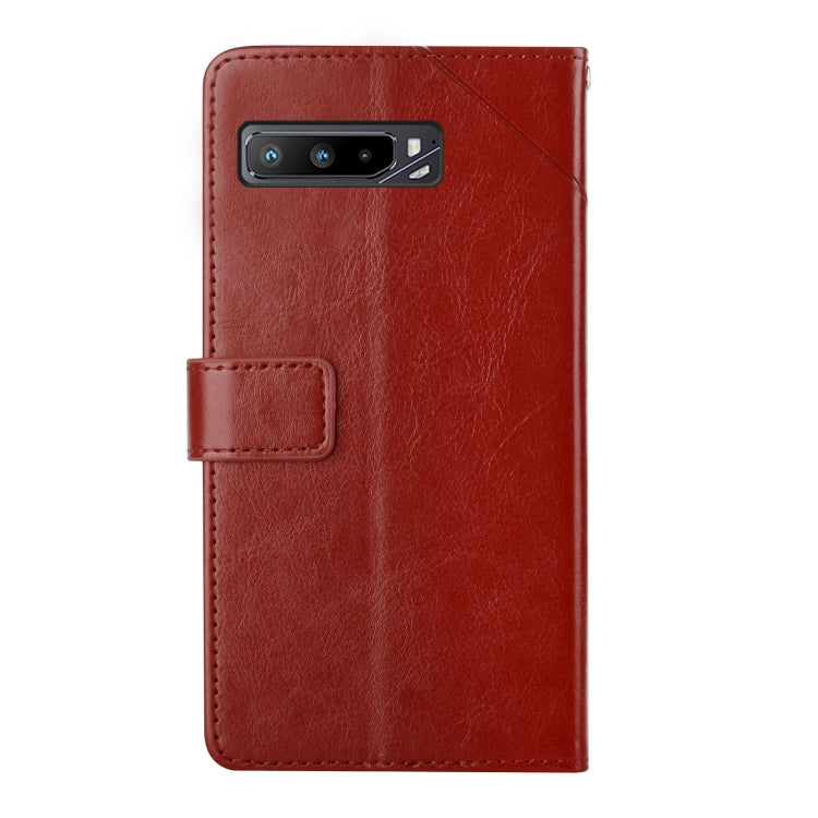 For Asus ROG Phone 3 Y Stitching Horizontal Flip Leather Phone Case