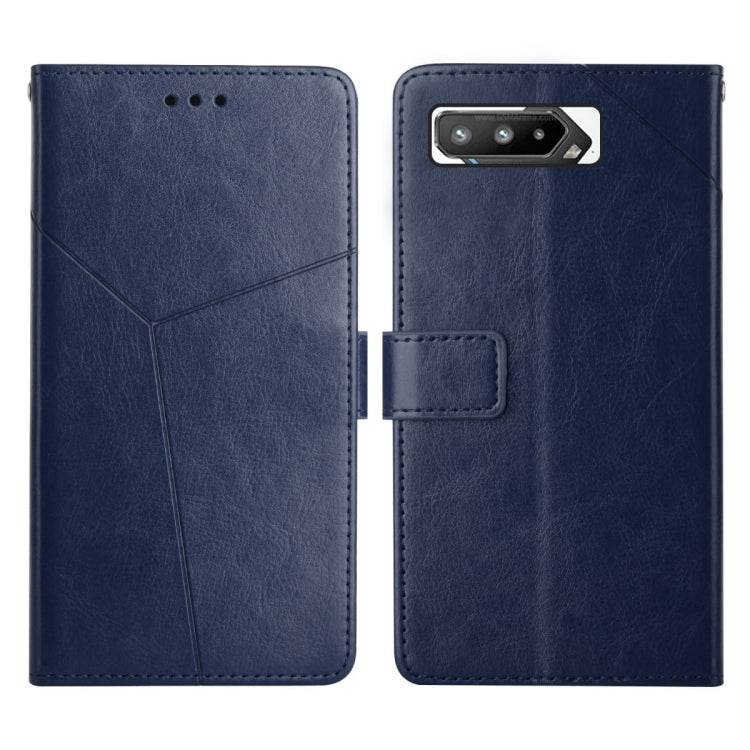 For Asus ROG Phone 5 Y Stitching Horizontal Flip Leather Phone Case