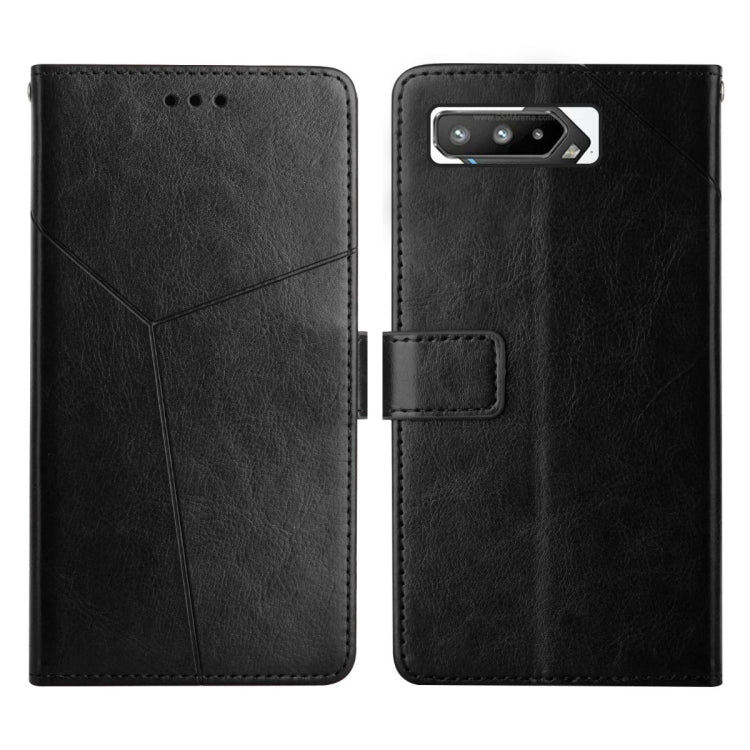For Asus ROG Phone 5 Y Stitching Horizontal Flip Leather Phone Case