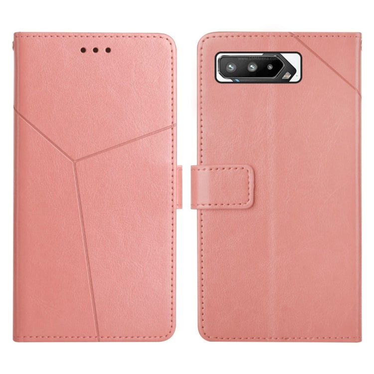 For Asus ROG Phone 5 Y Stitching Horizontal Flip Leather Phone Case