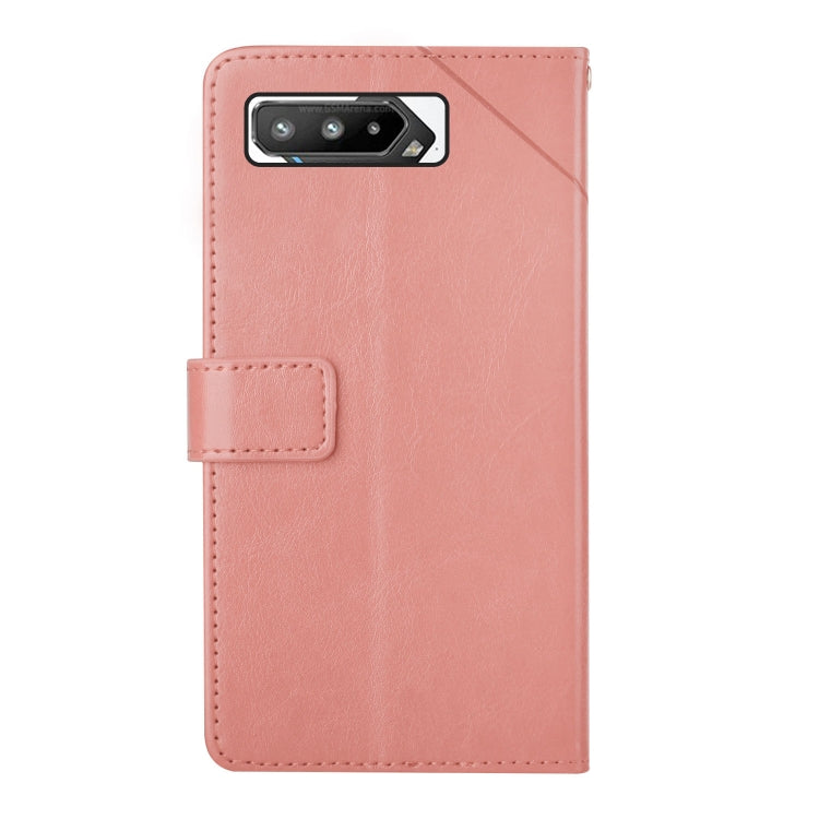 For Asus ROG Phone 5 Y Stitching Horizontal Flip Leather Phone Case
