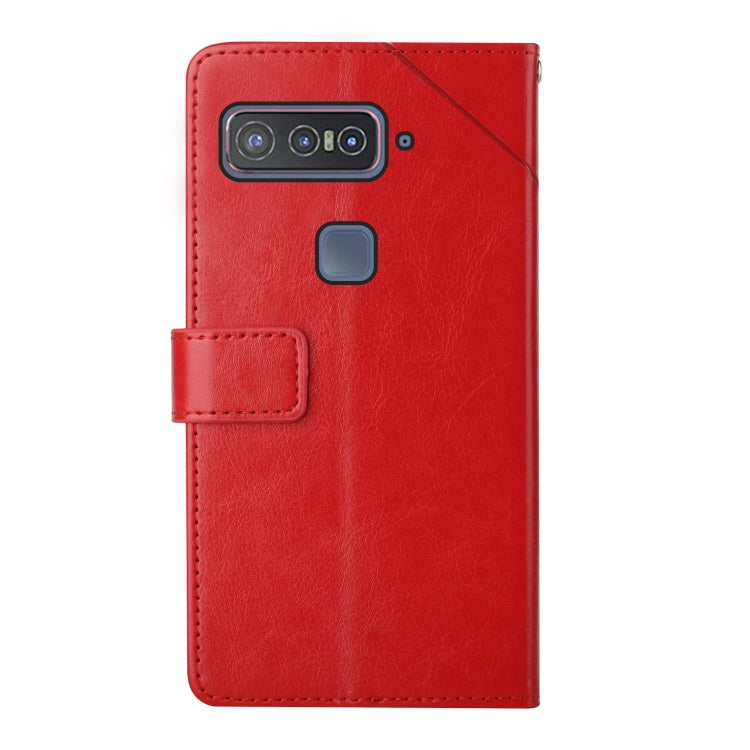 For Asus Smartphone for Snapdragon Insiders Y Stitching Horizontal Flip Leather Phone Case