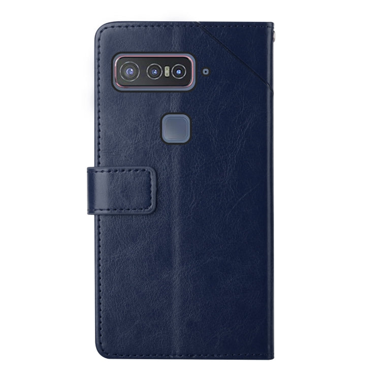 For Asus Smartphone for Snapdragon Insiders Y Stitching Horizontal Flip Leather Phone Case